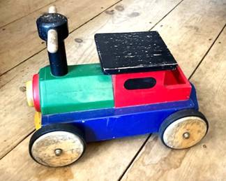 Ride-on Wooden Toy Truck
