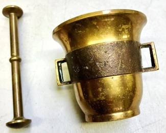 Brass Mortar & Pestle
