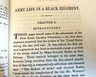 Army Life in A Black Regiment Book
