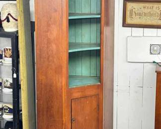 Pine Corner Cupboard
