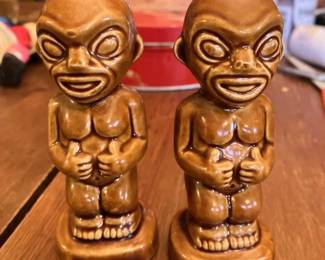 Kon-Tiki Salt & Pepper Shakers
