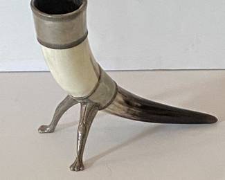 Vintage Drinking Horn