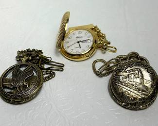 Brass and gold toned watches