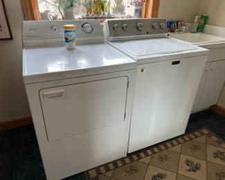 Washer (SOLD) and dryer, Maytag gas