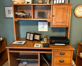 Solid wood desk