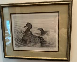 Ducks print, LE, signed