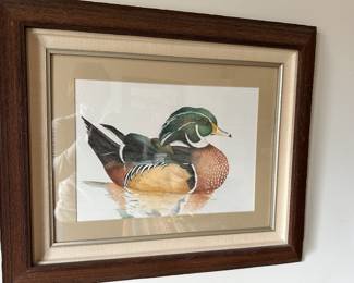 Duck print, LE, signed