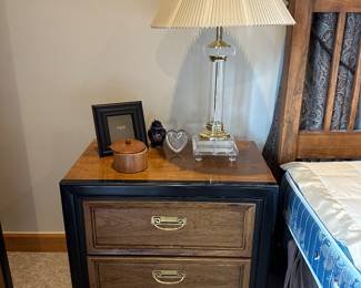 Lucite table lamps