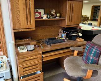 Wood desk