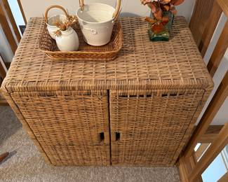 rattan storage 