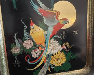 Henry Clive Art Deco Nouveau Antique Metal Tray