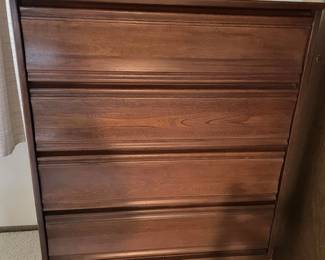 4 Drawer Mid Century Modern Low Boy Dresser