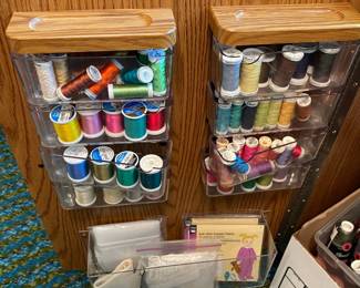 Assortment of Thread, Sewing Supplies