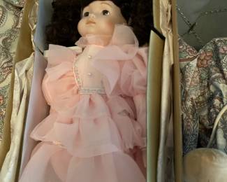 Assortment of Porcelain Dolls