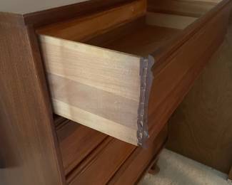 4 Drawer Mid Century Modern Low Boy Dresser