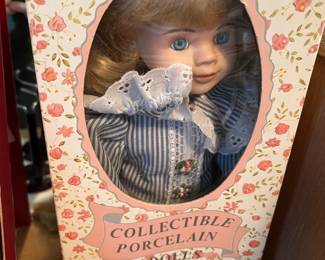 Assortment of Porcelain Dolls