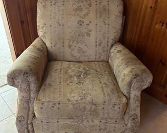 upholstered arm chair