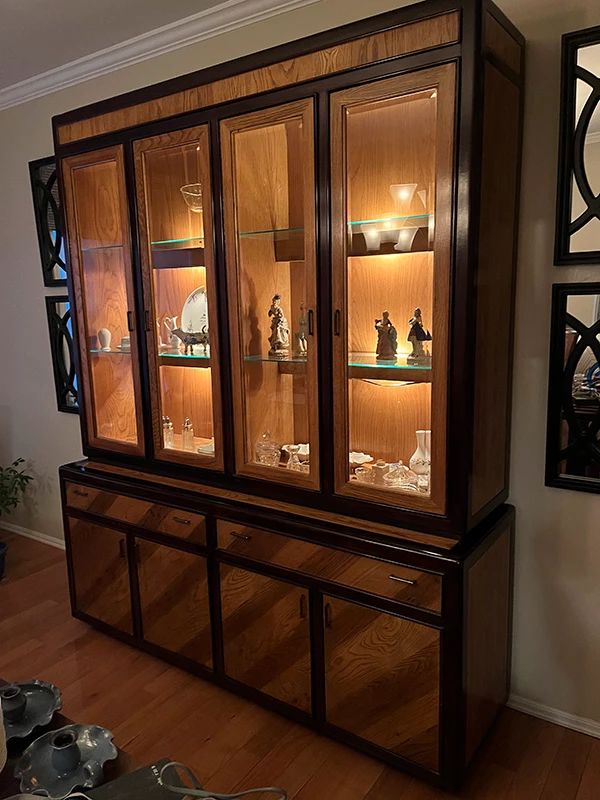 Solid Chestnut Hutch - by Hibriten