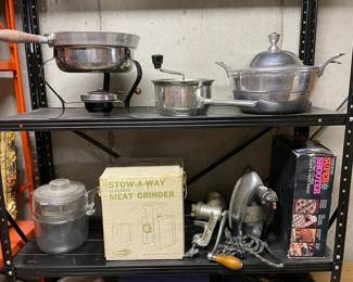Variety of Vintage Kitchen Items