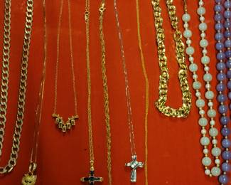 Assorted Gold jewelry 
