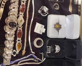 Assorted Sterling jewelry 