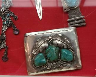Turquoise Belt Buckle