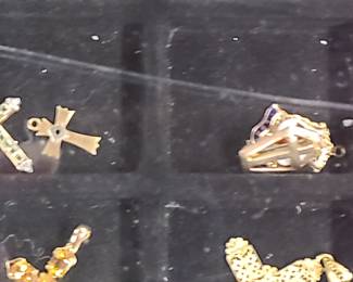 Assorted Gold jewelry 