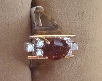 14K and Diamonds ring 