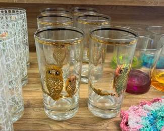 Culver Owl Mid Century Glasses