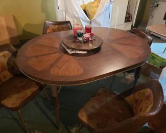 One of several MCM dinette sets 