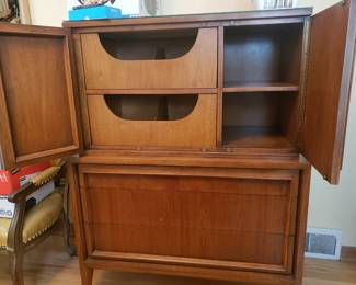 Interior of Century Furniture chest of drawers