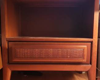 Walnut nightstand by Century Furniture part of bedroom set