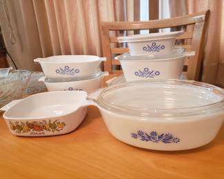 Corning Ware blue cornflower 
