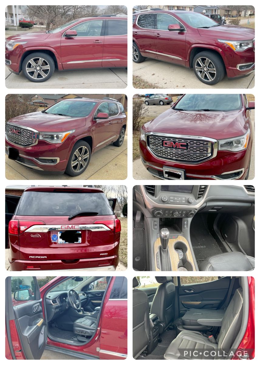 2017 Acadia Denali
66313 Miles
Asking $20,000 or Best Offer