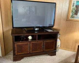 TV with nice TVstand