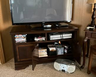 VHS Player, C D Player, portable cassette player