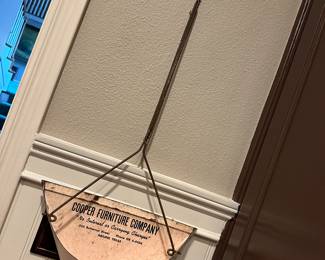 Antique Advertising Metal Dust Pan
