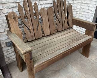 Wood Outdoor Bench