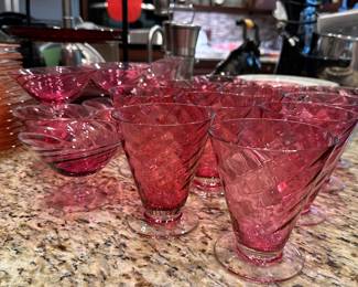 Pink Depression Glass