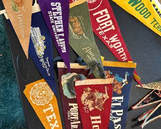 Selection of Vintage Pennants