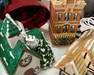 Dept 56 Christmas Decor Lighted Houses
