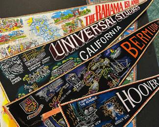 Selection of Vintage Pennants