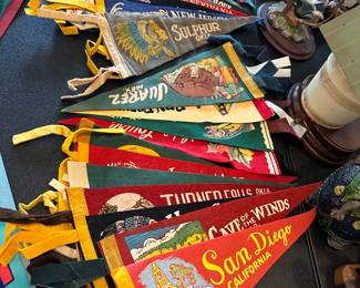 Selection of Vintage Pennants