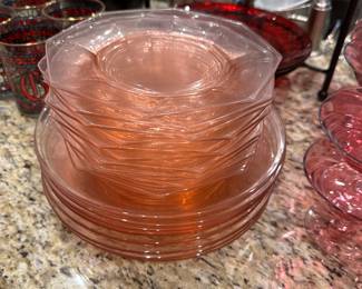 Pink Depression Glass