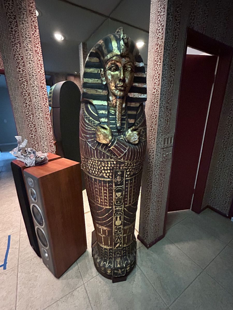 EGYPTIAN REVIVAL STYLE KING TUT LIFE SIZE 