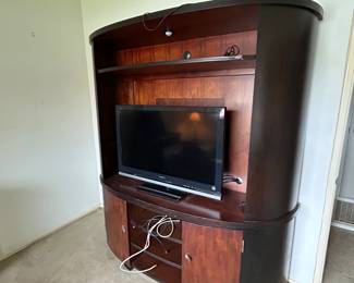 Entertainment Center and Sony TV 