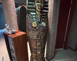 EGYPTIAN REVIVAL STYLE KING TUT LIFE SIZE 
