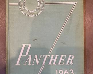 Vintage Panther 1963 yearbook