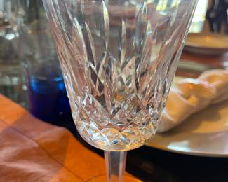 Waterford wine glasses!