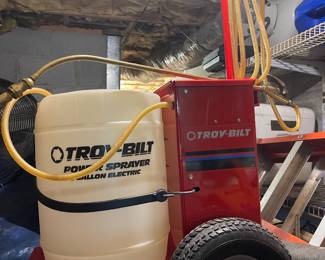 Troy built power sprayer